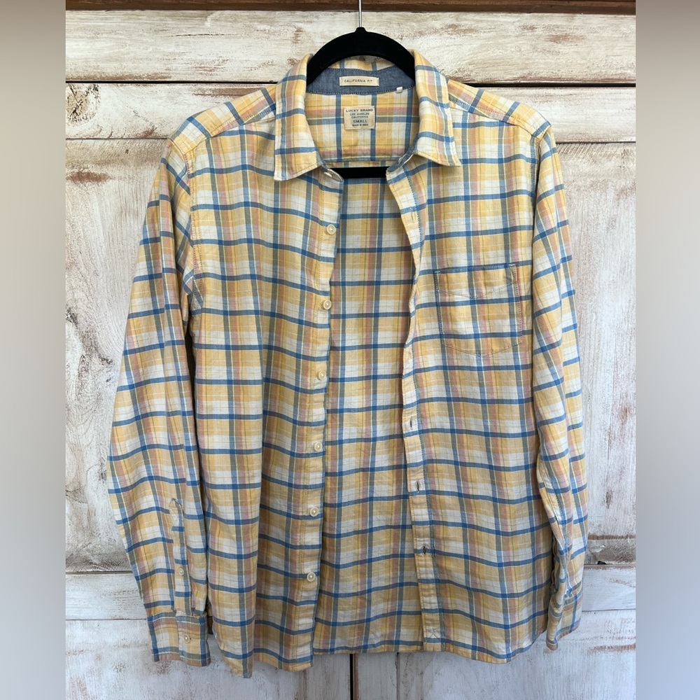 Lucky Brand California fit plaid shirt (S)